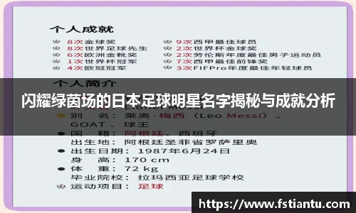 闪耀绿茵场的日本足球明星名字揭秘与成就分析